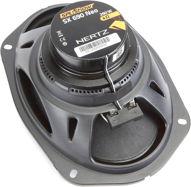 Hertz SX 690 Neo Set Coax 3Way 6"x 9" Koaxialsystem 1Paar aus der SPL Show Serie 260 Watt