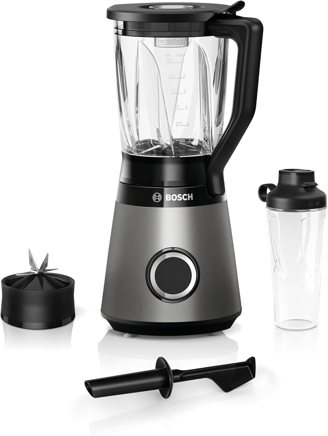 Bosch Standmixer VitaPower Serie 4 MMB6174SN, verbesserte Version, Edelstahl-Klingen Made in Germany