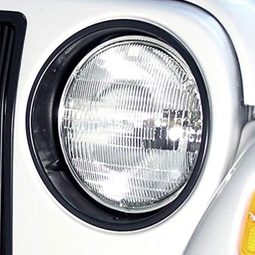 Rugged Ridge 12419.23 Bezel Headlight Pair Black Tj