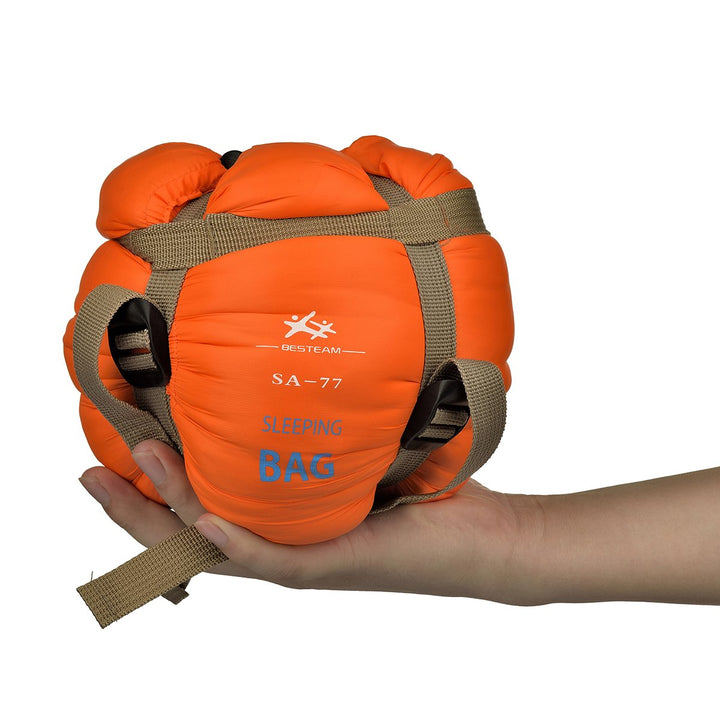 Agemore Schlafsack Leichte 3 Saison Schlafsack Hülse Form Mit Kapuze für Camping Wandern Trekking Li