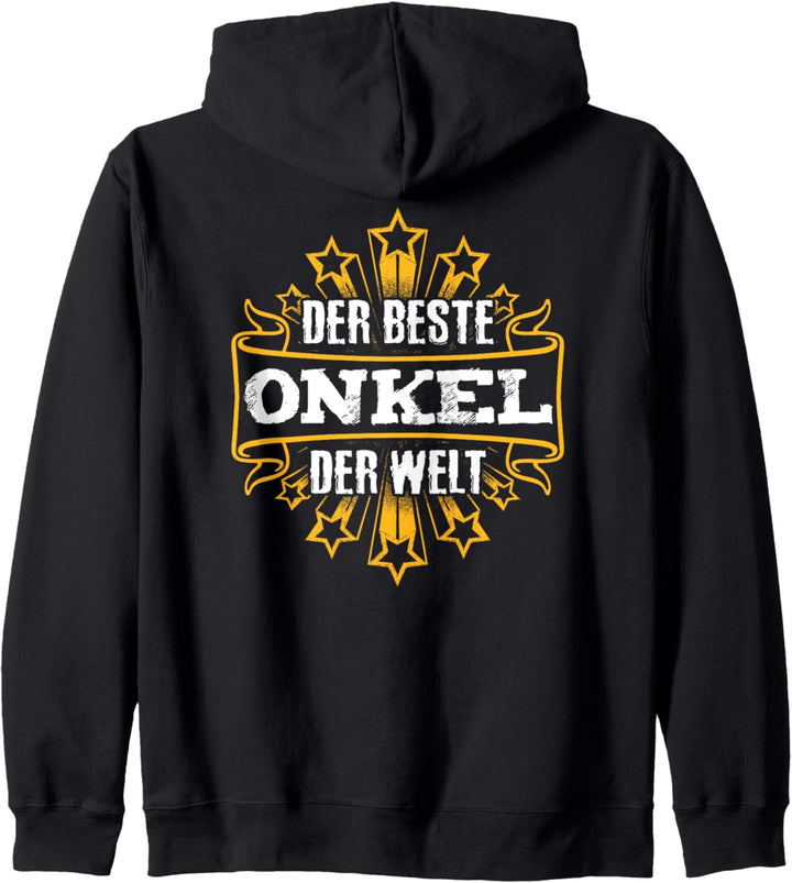 Der beste Onkel der Welt - Geburtstag Taufpate Geschenk Kapuzenjacke