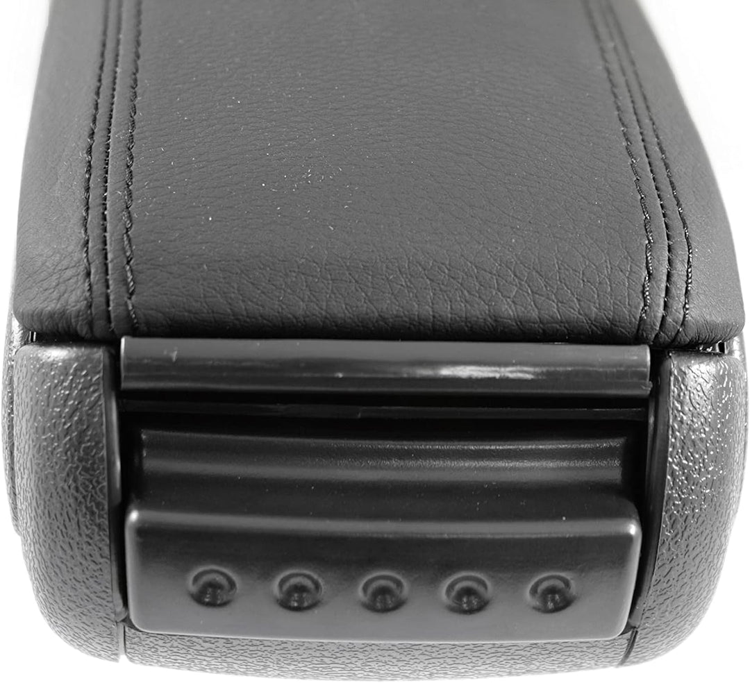 Armlehne Mittelarmlehne Konsole Mittelkonsole Aufbewahrungsbox Schwarz Leder Für Juke 2009-2016