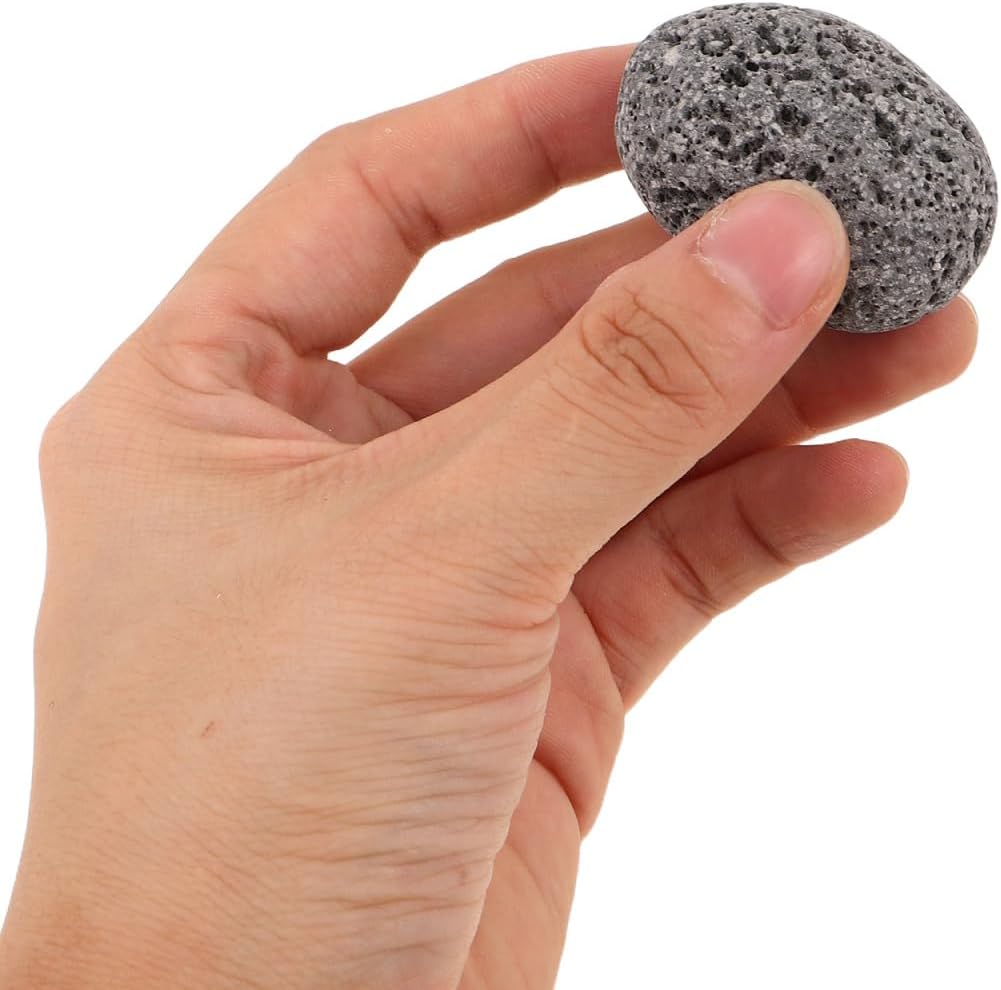 1 Beutel Sauna-Heizsteine – Natursteine 1 kg für Dampf- und Trockensauna, Feuerstelle, Innen- un