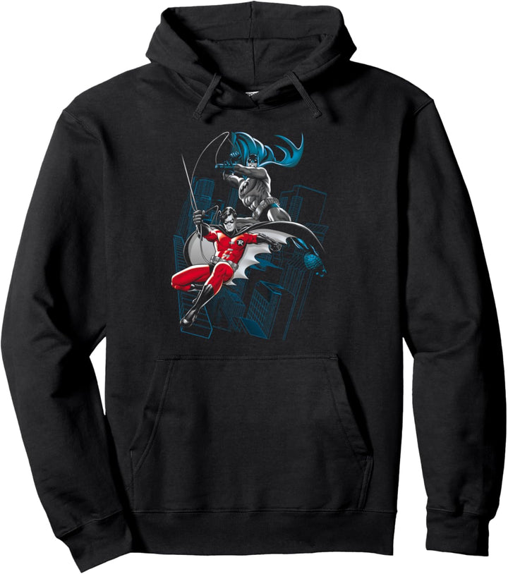 Batman Black and White Pullover Hoodie