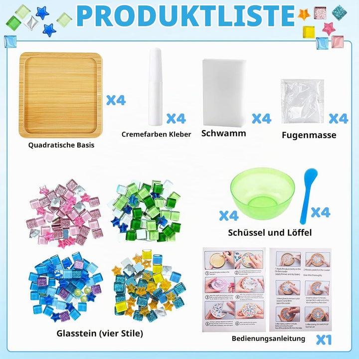 Kuvarix Mosaik Bastelset Kinder, A