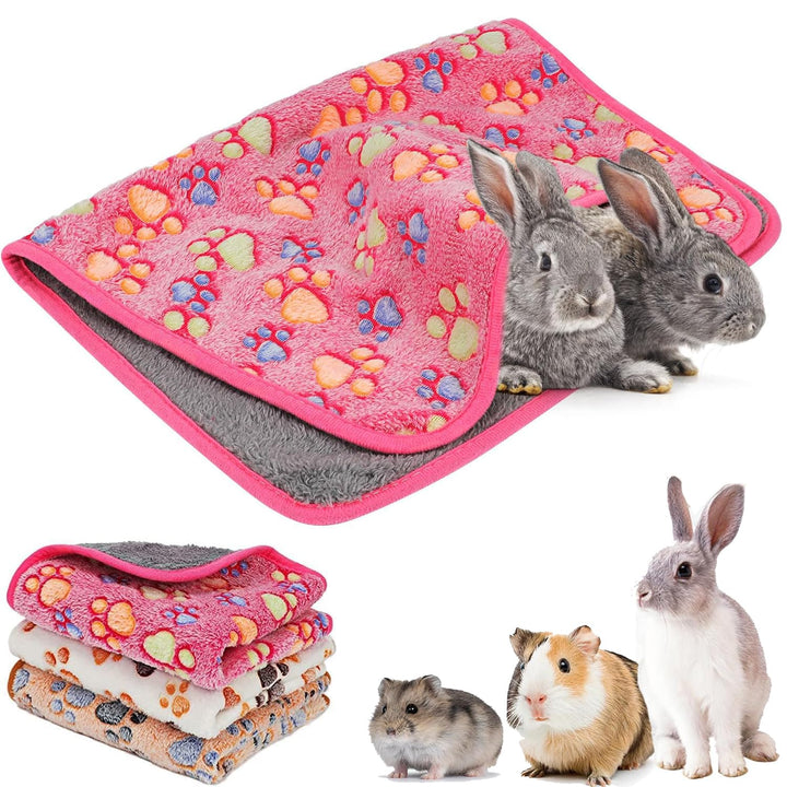 Norhogo 3 Stück Meerschweinchen Decken Wasserdicht Meerschweinchen Fleecedecken Klein Waschbar Saugf