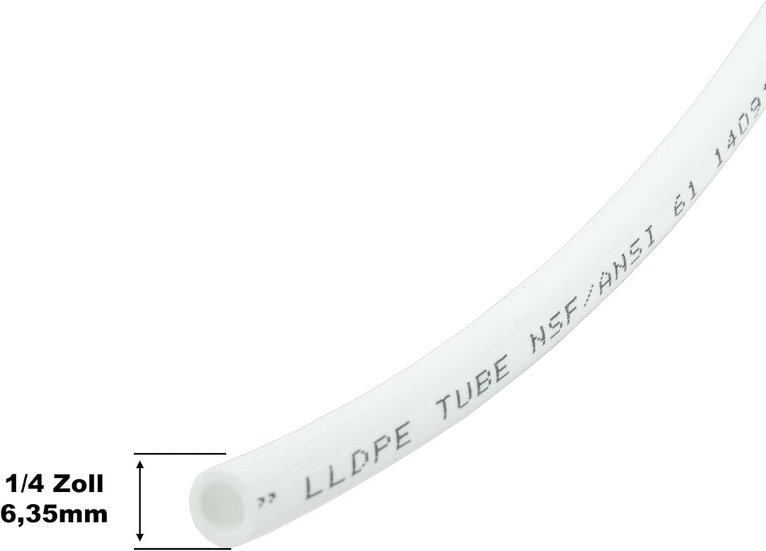 Varianten: ab 2 bis 30m. Kühlschrankschlauch, Wasserschlauch 1/4 Zoll (6,35mm) für Side by Side Kühl