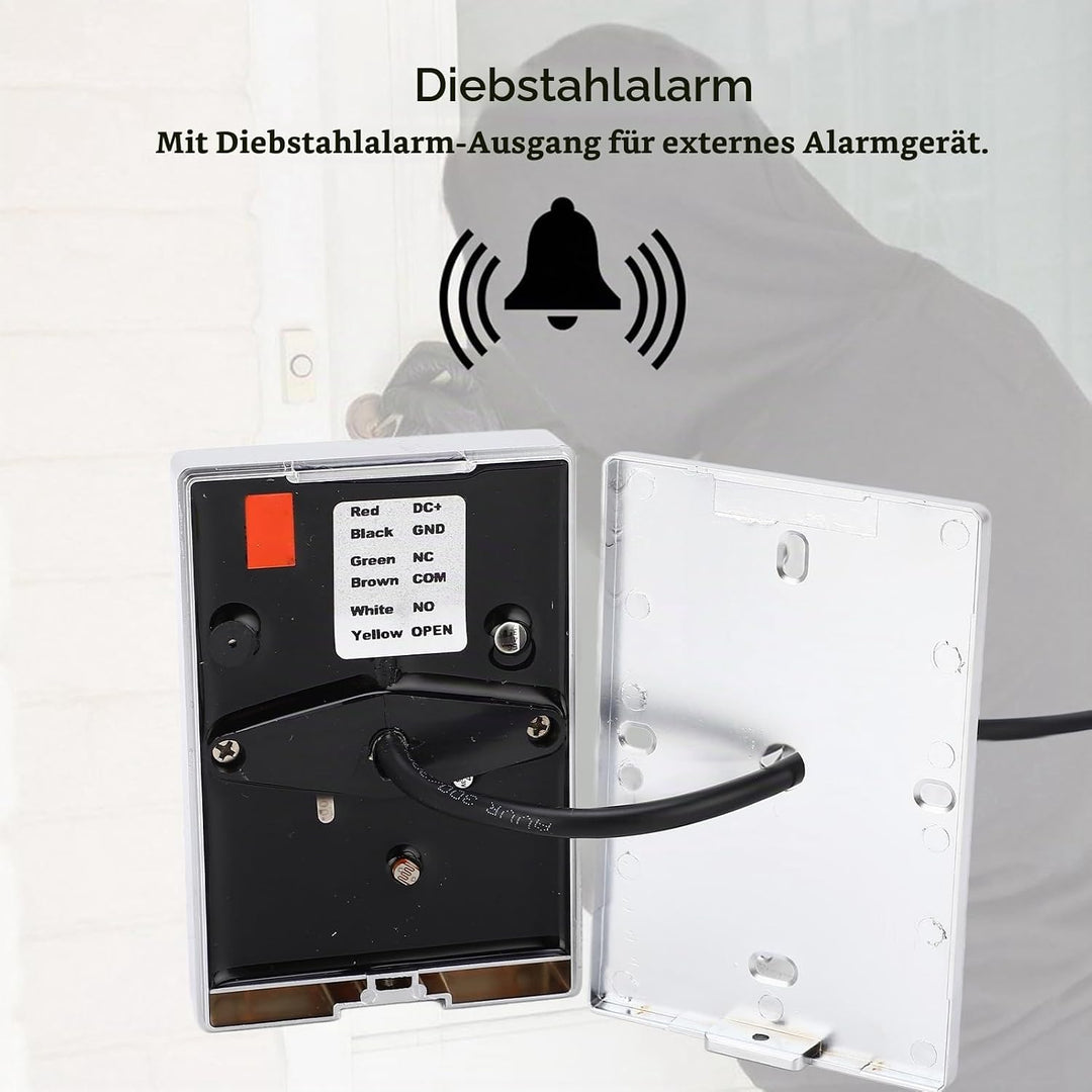 ASHATA RFID Türöffner Codeschloss, wasserdichte Tür Zutrittskontrollsystem Access Control System,RFI