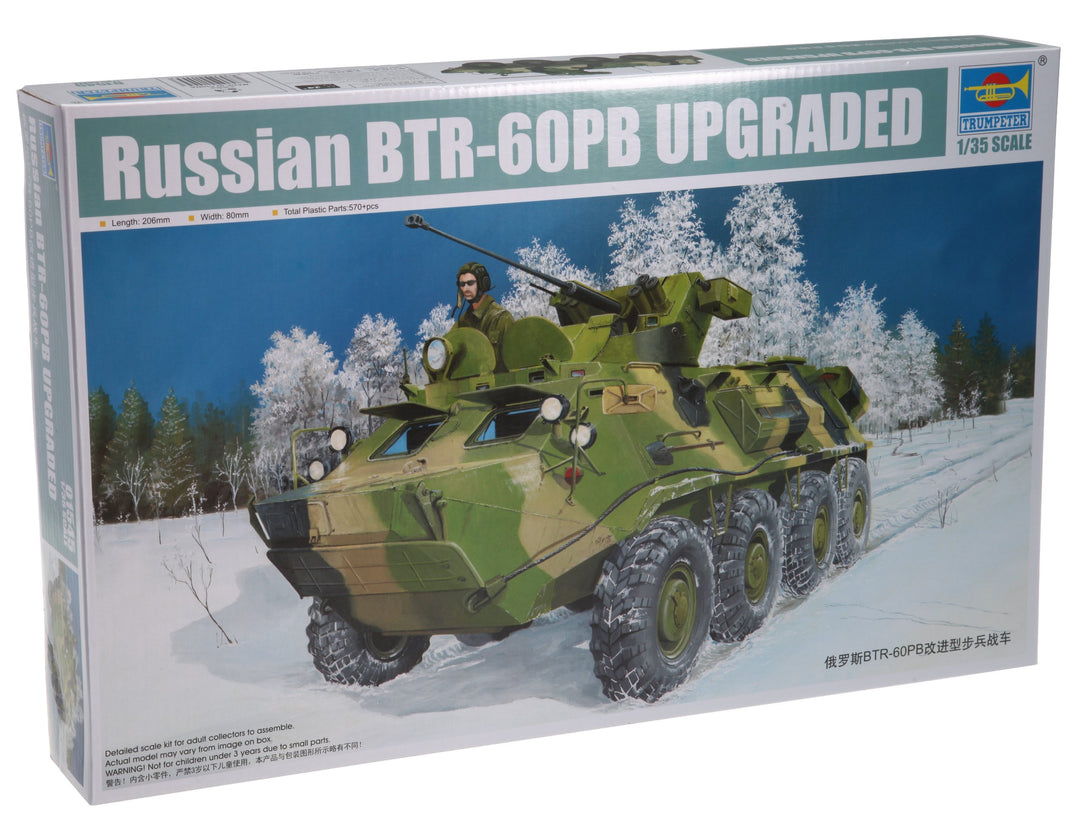 Trumpeter 01545 Modellbausatz BTR-60PB Upgraded