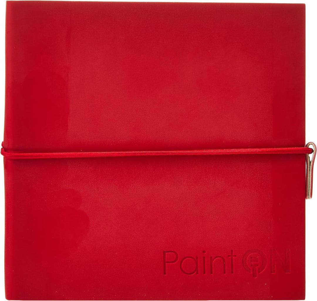 Clairefontaine 975430C - Skizzenbuch mit Fadenbindung, 64 Blatt Zeichenpapier PaintOn weiss, 14x14 c