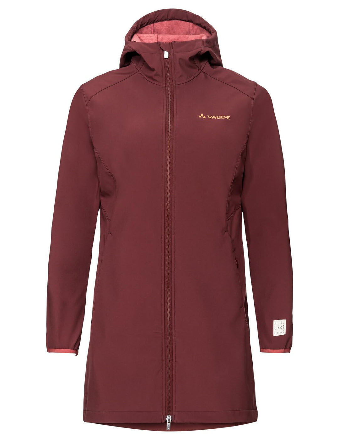 VAUDE Damen Women's Moena Softshell Parka Jacke 34 dark cherry, 34 dark cherry