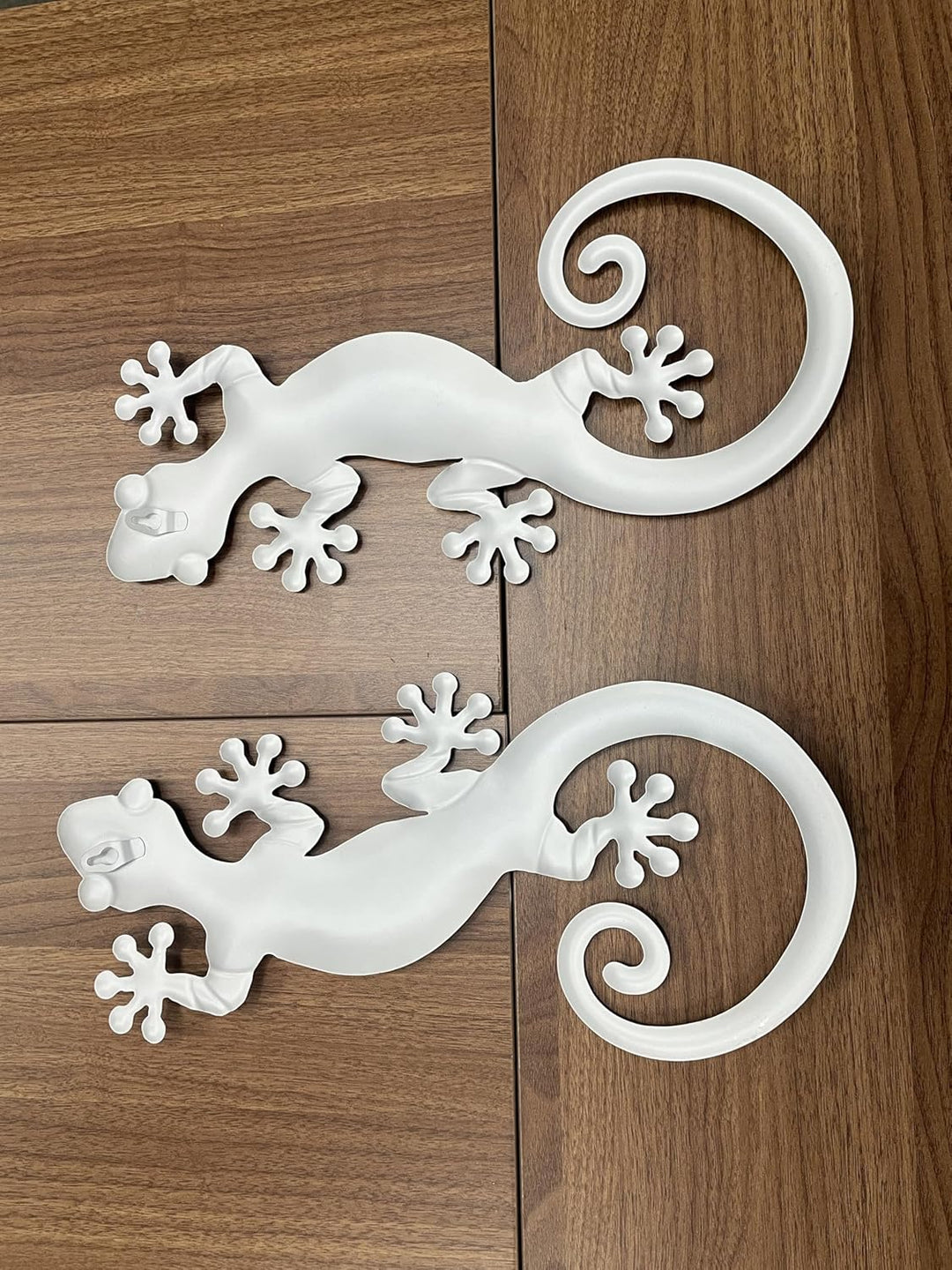 Liffy Metall Eidechse Wandkunst Bohemian Home Sculpture 2 Packs, Indoor & Outdoor Garten Dekor für Z