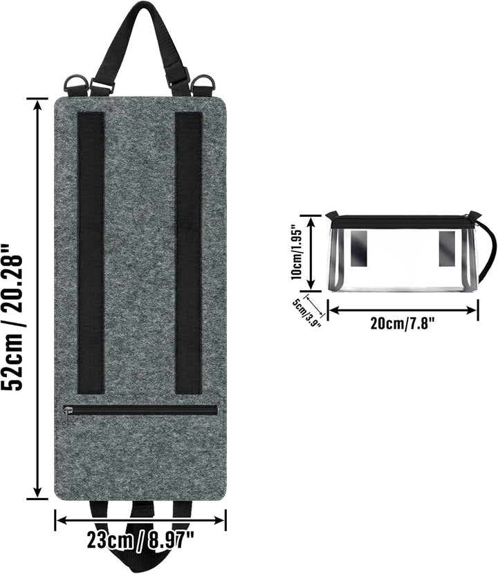 Annmore Regal für Tonies Hörfiguren Display, mit 4 Transporttasche für 20 Toniebox Figuren, Organize