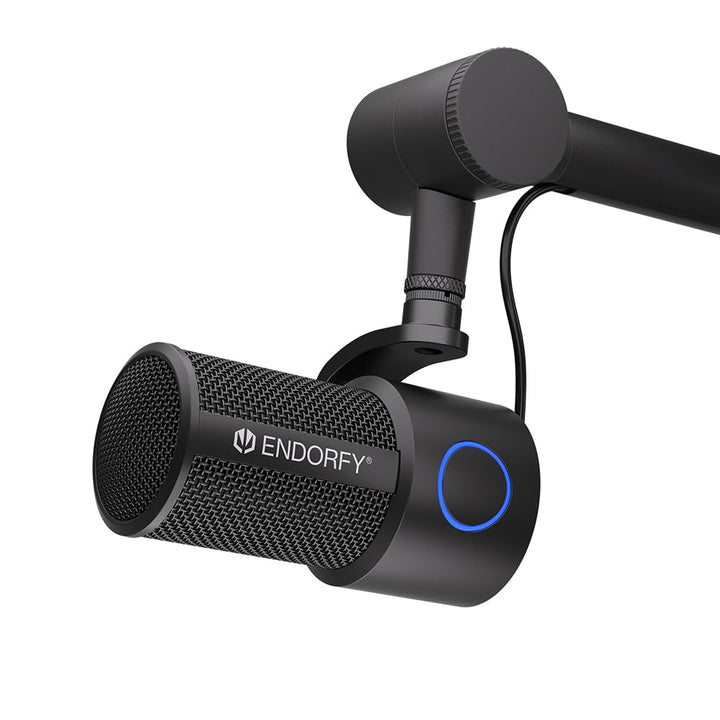 ENDORFY Solum Studio, Studio Quality high-Resolution Recording, tap-to-Mute with Ring LED Indicator,