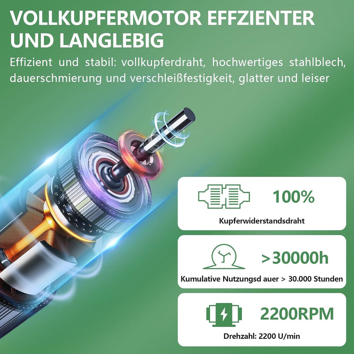 Abluftventilator 100mm 130m³/h, Badlüfter Leiser Starker Luftstrom, für Badezimmer, Toilette, Küche,