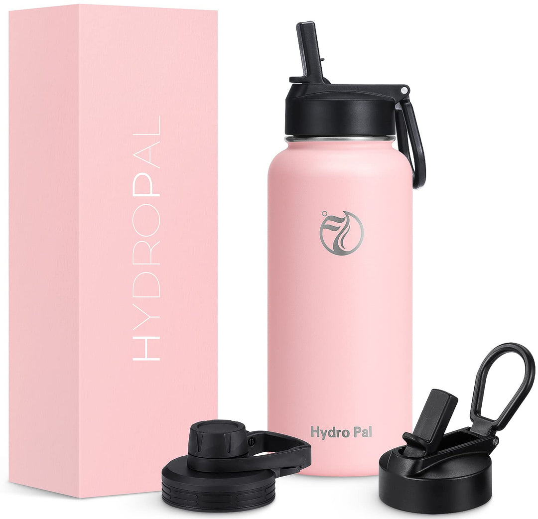 HydroPal Edelstahl Trinkflasche - 750ml, 1L, 1,2L, BPA-Frei, Kohlensäure geeignet, Isolierte Thermos