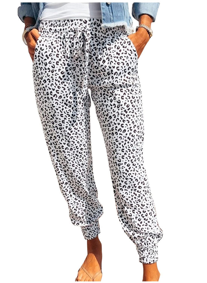 Dokotoo Damen Jogginghose Lang Freizeithose Sporthose Elastisch Pumphose Haremshose Lässige Lose Sto