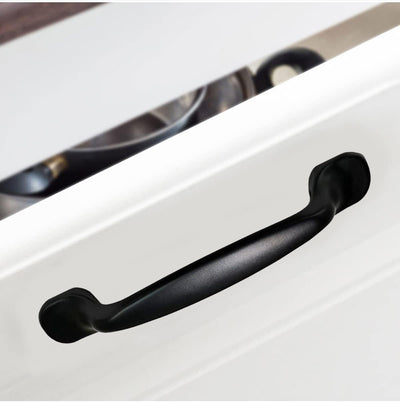 Qrity 20 Stück Lochabstand - 128MM Solide Material Aluminiumlegierung Möbel Griffen Kabinett Griffe