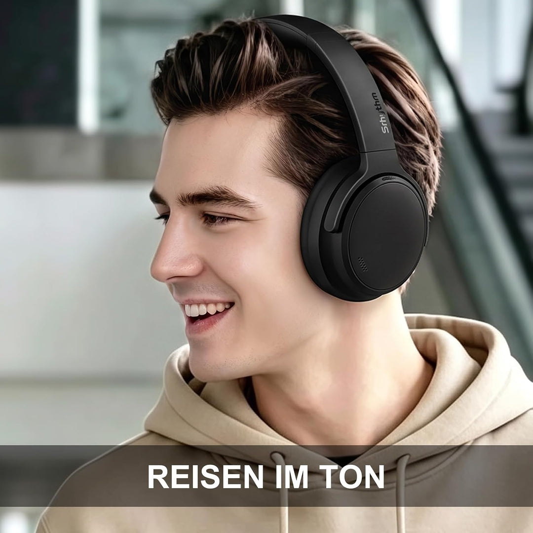 Srhythm NiceComfort 35 (2. Generation) Hybrid-Kopfhörer mit Geräuschunterdrückung, Bluetooth 6.0, 5