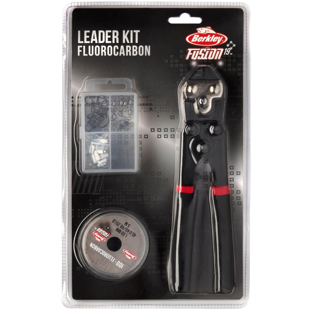 Berkley Fusion19 Raubfischangeln Leader Kit – Hecht-, Zander-, Barschangeln Fluorocarbon, Fluorocarb
