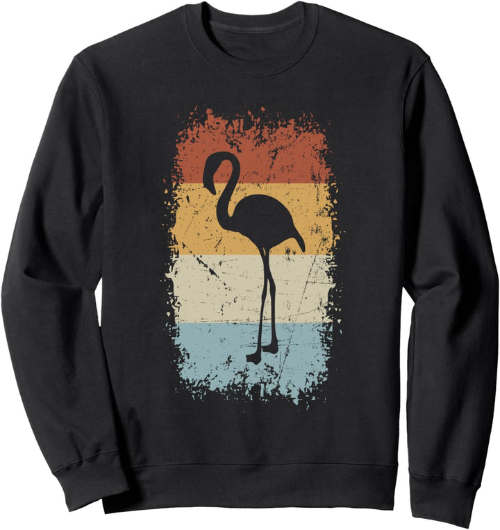 Flamingo Retro Cooles Vintage Tier Flamingos Motiv Geschenk Sweatshirt