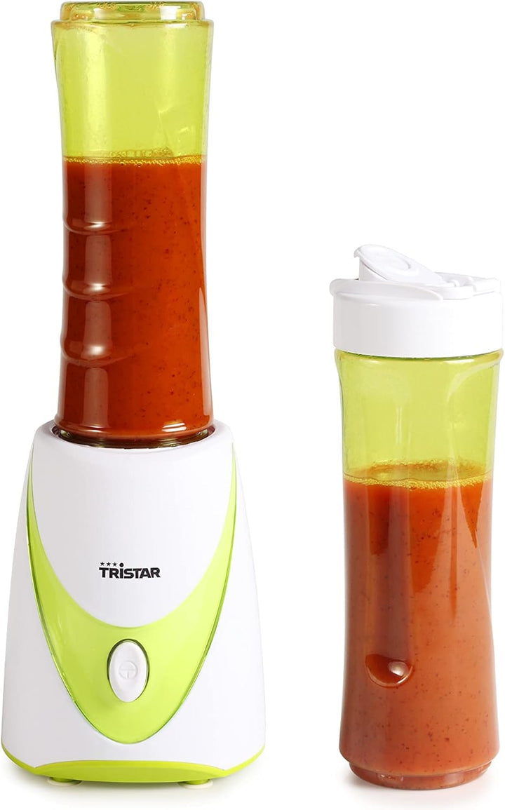 Tristar Smoothie Maker/Milchshake Maker (250 Watt) mit 0,5 Liter Mixaufsatz (Trinkflasche) - mit Ede