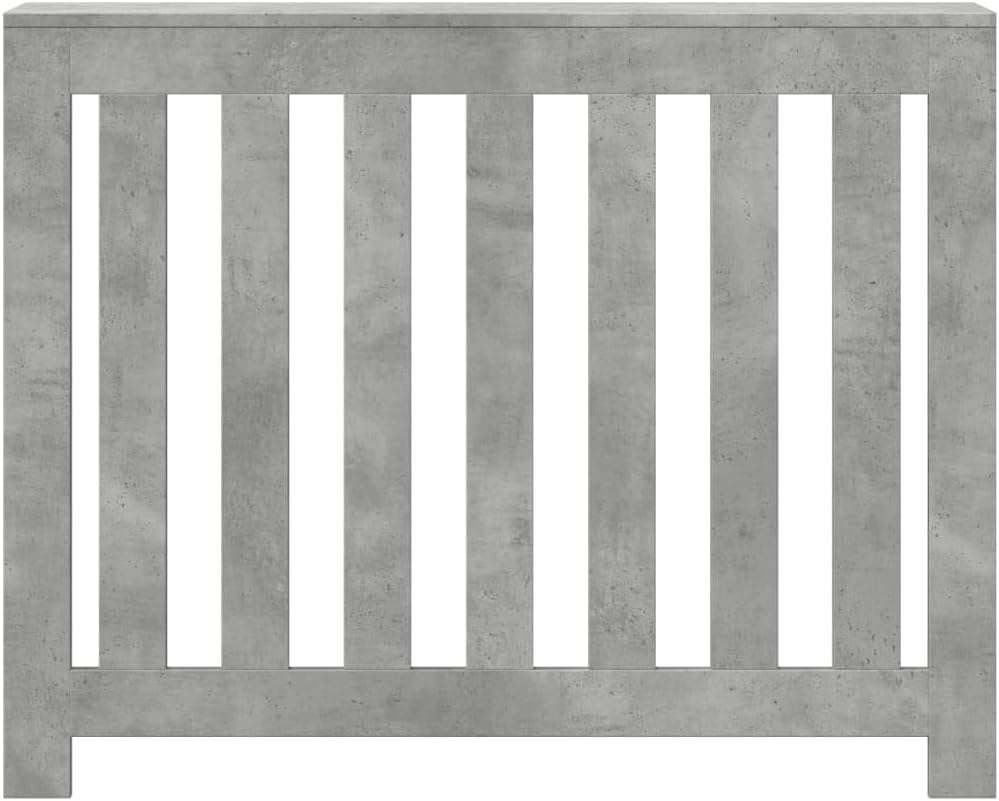 vidaXL Heizkörperverkleidung Betongrau 104x20x82 cm Holzwerkstoff 104 x 20 x 82 cm Betongrau, 104 x