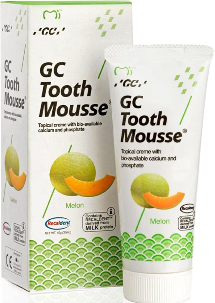 2x GC Tooth Mousse Zahnpasta 35ml Tube Melone (2x 35ml Tube)