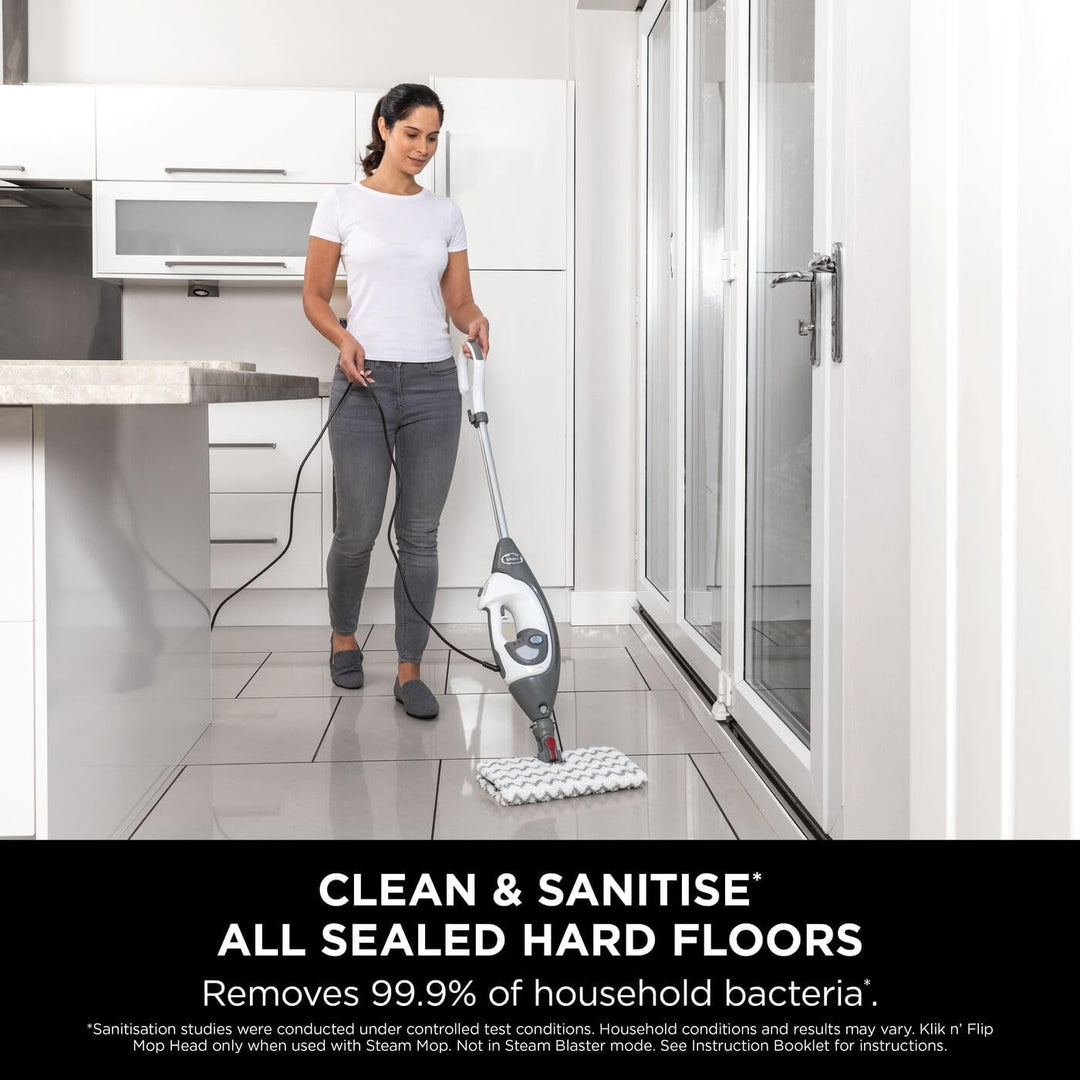 Shark [S6005UK] Dampfreiniger, 1050 W, Grau & Weiss 3 in 1, 3 in 1