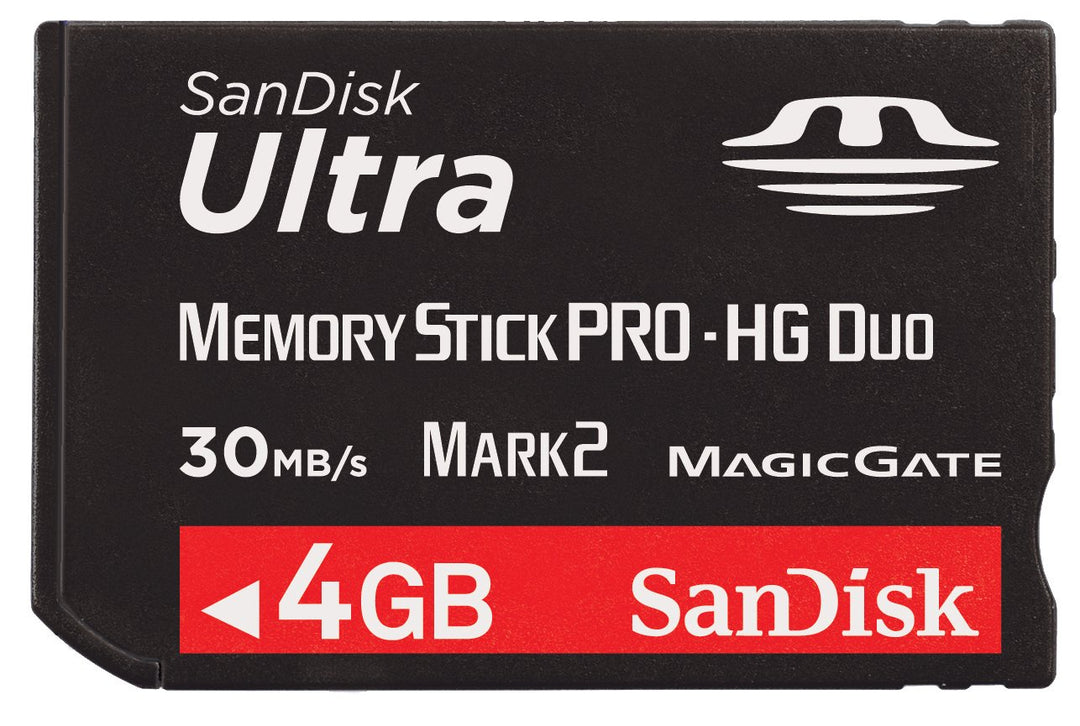 SanDisk Ultra II Memory Stick Pro Duo Speicherkarte 4 GB (Retailverpackung)