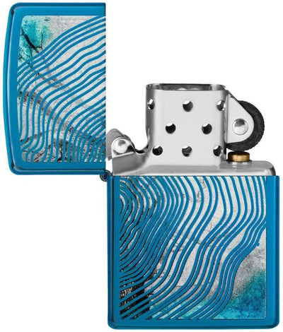 Zippo Farbige Feuerzeuge Blau Ohne Logo, Blau Ohne Logo