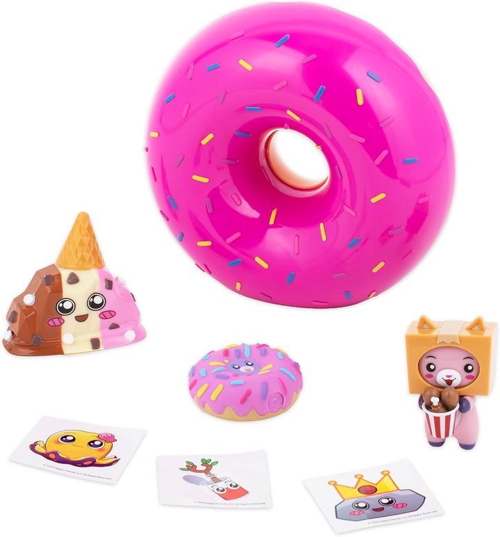 LankyBox 2182 Mystery Donut, Minifiguren zum Sammeln, 6 spannende Spielzeuge zum Entdecken im Innere
