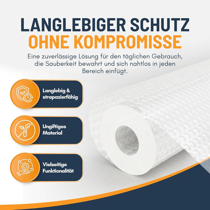 Schubladenmatte von Linda's Essentials (30 x 500 cm) - Antirutschmatte Schubladen Schrankfolie Schra