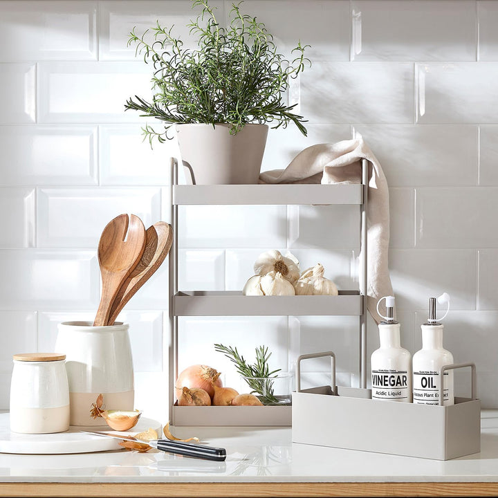 BUTLERS Sideline Regal mit 3 Böden Höhe 40cm