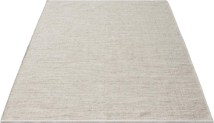 the carpet Boho Natur Wool Handgewebter Wollteppich im natürlichen skandinavischen Boho-Look, Handar