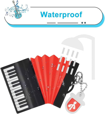 32GB*5 USB-Stick USB-Flash-Laufwerk Akkordeon*2/Saxophon/Klavier/Note, Memory Stick Cartoon Speicher