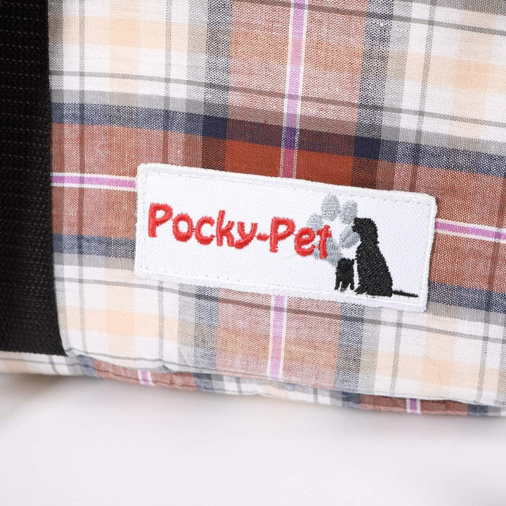 Hundetragetasche Grösse S rot kariert Transporttasche für Hunde und Katzen Hundetasche Polyester str