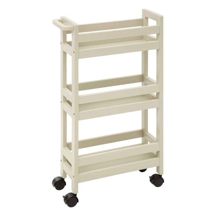 5five - servierwagen mit Rollen 3 Ebenen colorama naturbeige