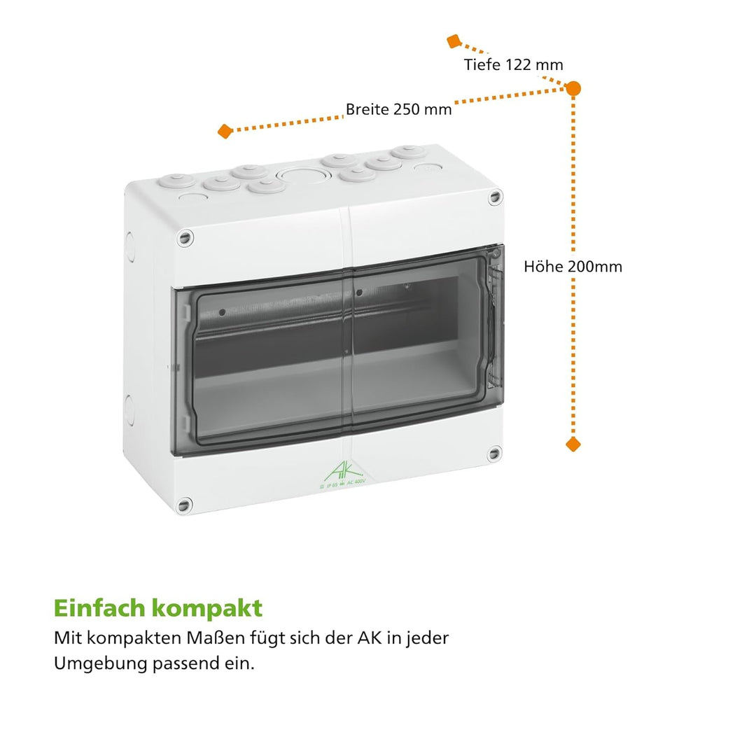 Spelsberg 73541201 AK 12 Kleinverteiler IP 65, Grau