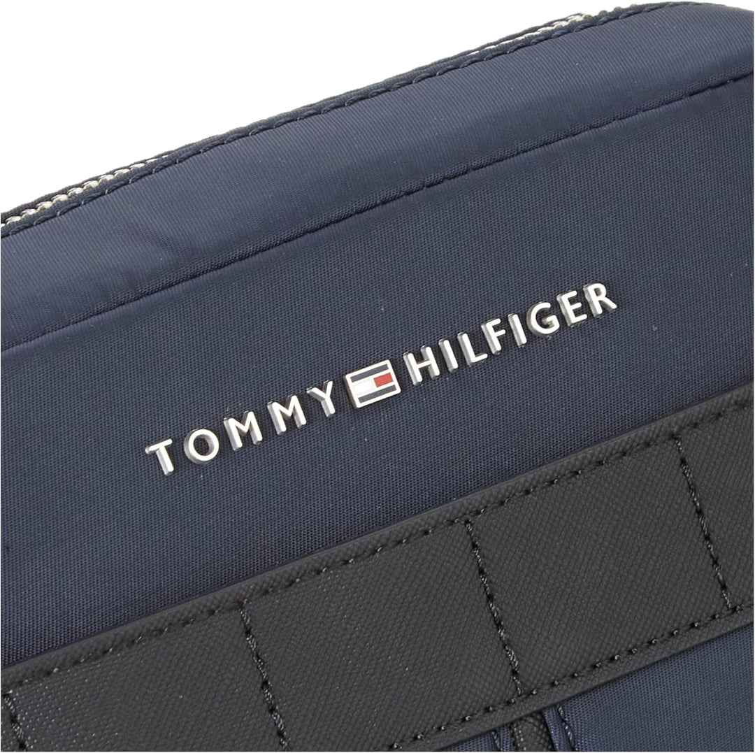 Tommy Hilfiger Herren Th Elevated Nylon Kameratasche Crossovers Space Blue, Space Blue