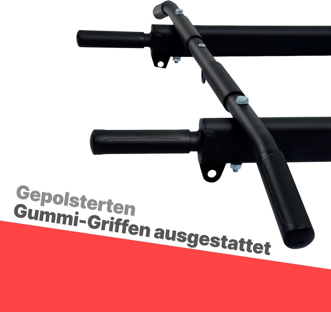 Klimmzugstange Wandmontage, für multifunktionales Training, Befestigungsanker aus Edelstahl