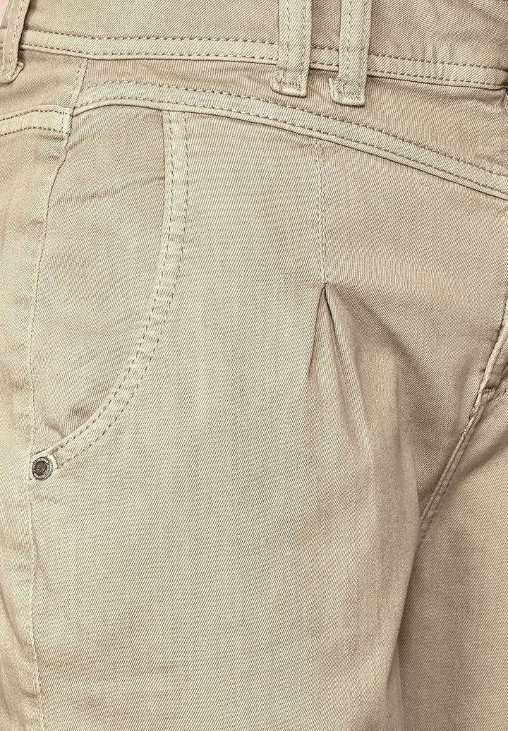 Street One Damen Cargohose 29W / 28L Smooth Sand Washed, 29W / 28L Smooth Sand Washed