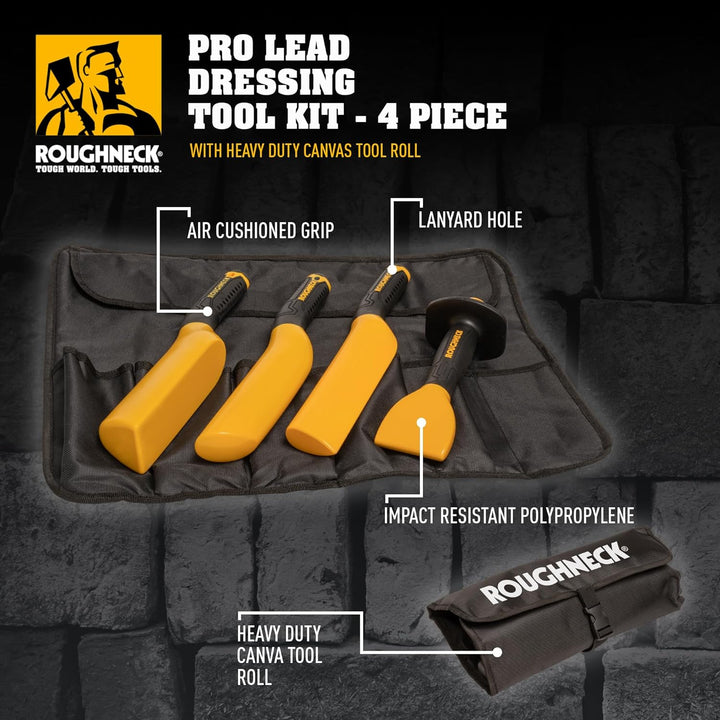 Roughneck® Pro Lead Dressing Tool Kit - 4 Piece