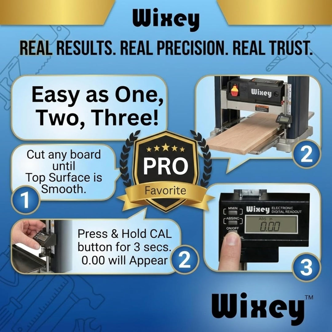 Wixey WR510 Digital Planer Readout with Fractions by Wixey