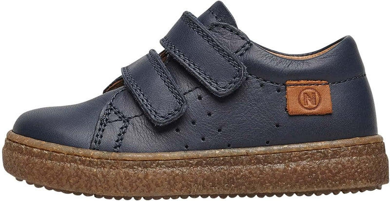 Naturino Carex VL-Sneaker aus gebürstetem Nappalede-Hellblau 20 EU Blau, 20 EU Blau