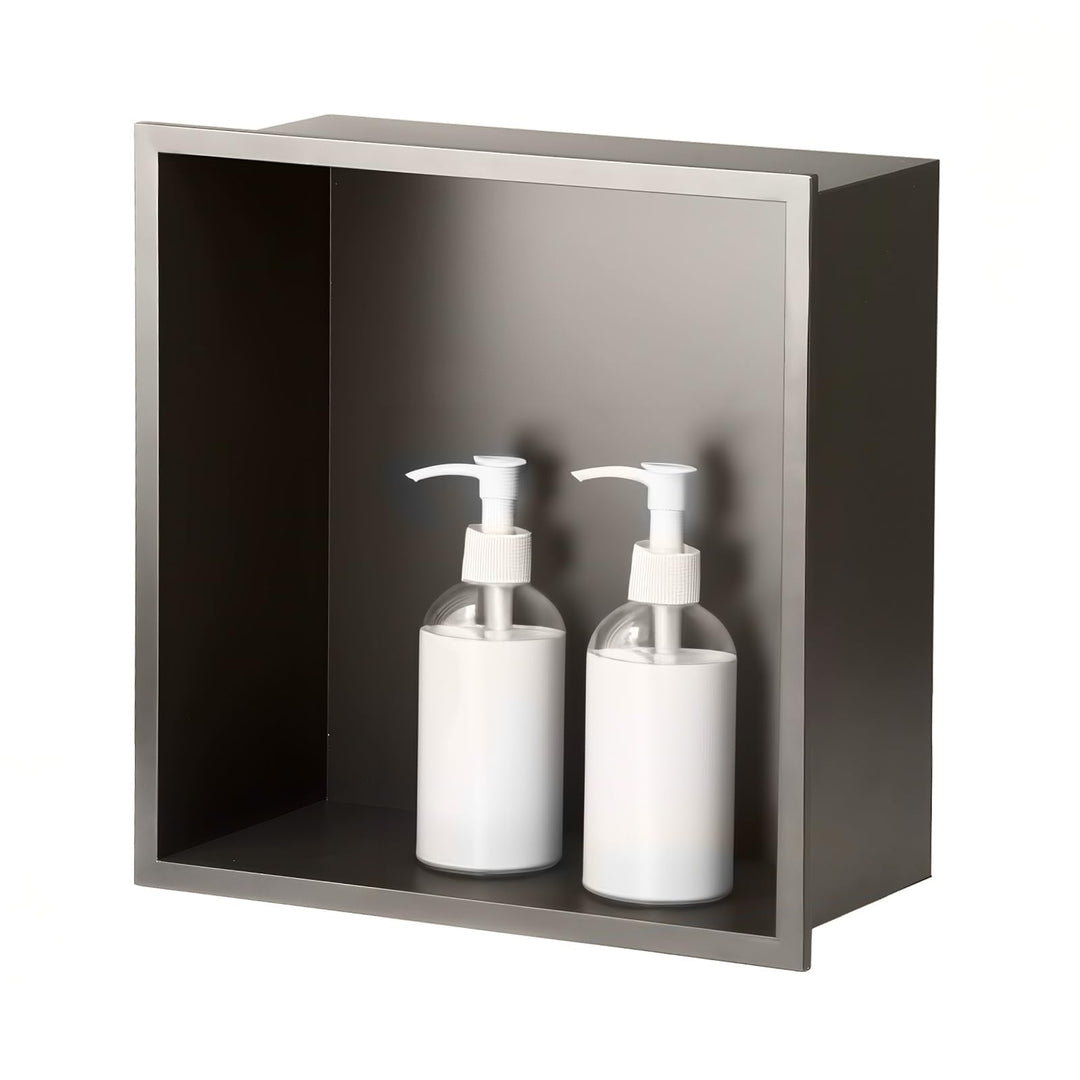 Wandnische Dusche,Wandnische Dusche Edelstahl,Wandnische Einzelregal Lagerung,Duschnische 30 * 30 *