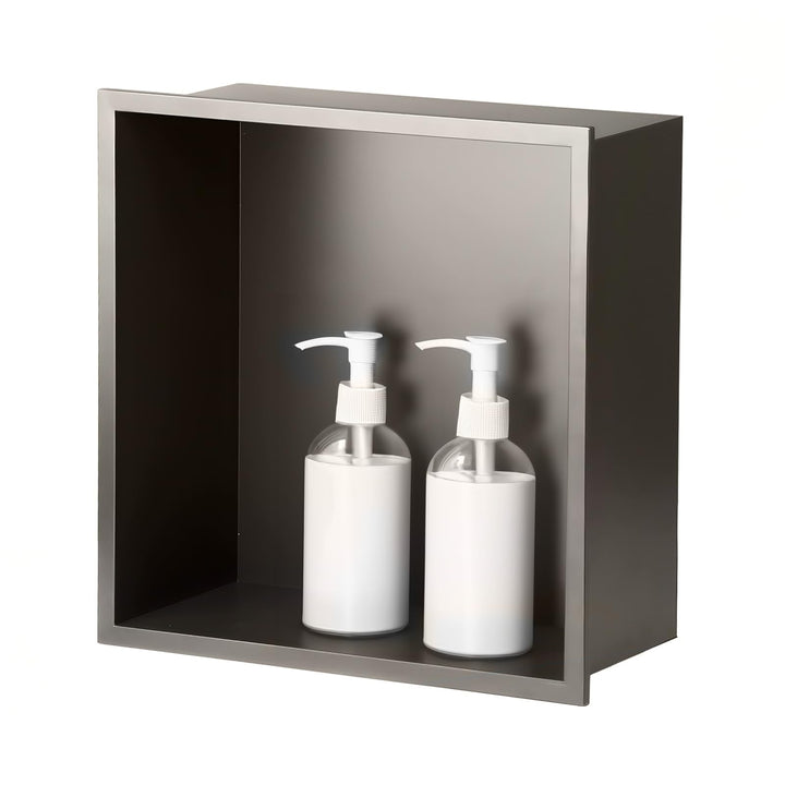 Wandnische Dusche,Wandnische Dusche Edelstahl,Wandnische Einzelregal Lagerung,Duschnische 30 * 30 *