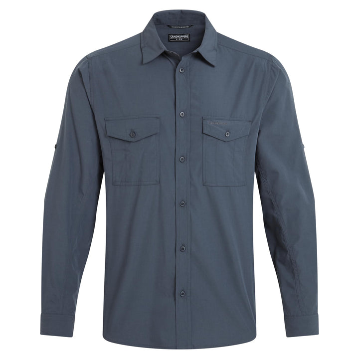 Craghoppers Herren Kiwi Ii Ls Shirts M Ombre Blue, M Ombre Blue