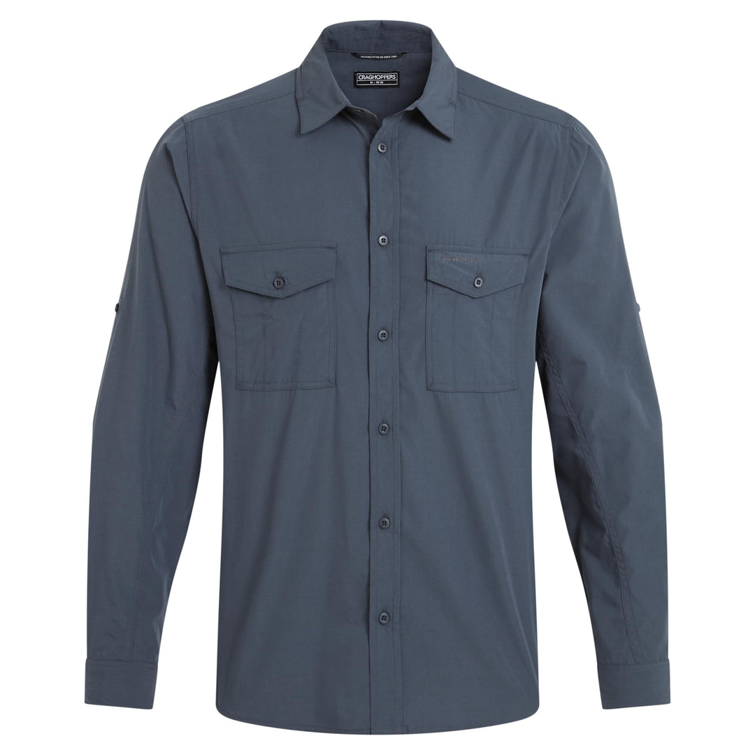 Craghoppers Herren Kiwi Ii Ls Shirts M Ombre Blue, M Ombre Blue