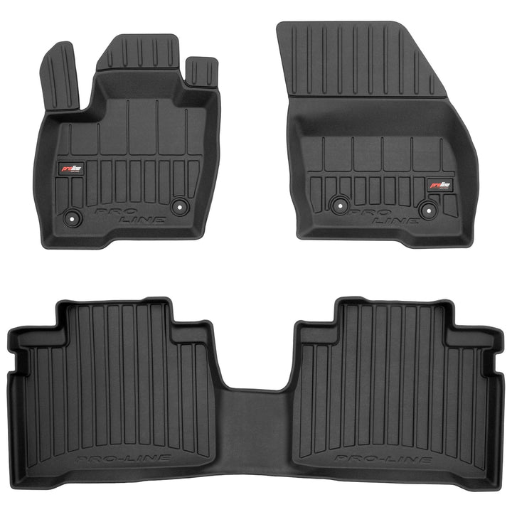 SMK Gummimatten auto fussmatten Satz passend für Ford S-Max II 2014-2023 Erleben Sie einen neuen Sta